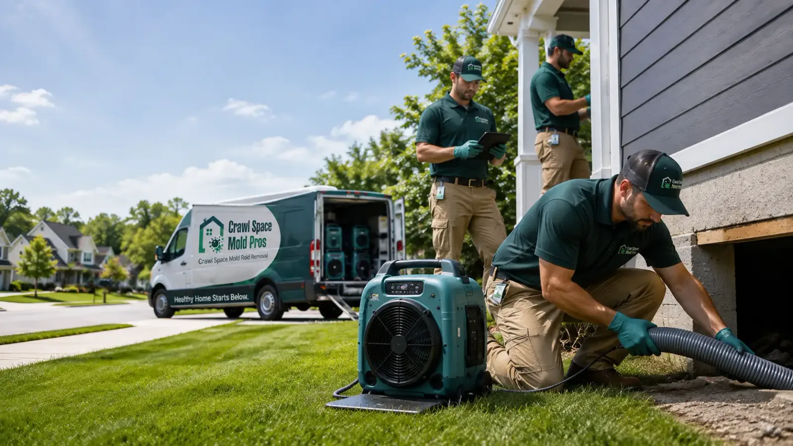 Crawl Space Mold Removal in Watkins, CO